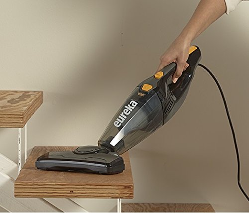 Eureka Blaze Stick Vacuum Cleaner, Powerful Suction 3-in-1 Small Handheld Vac with Filter for Hard Floor Lightweight Upright Home Pet Hair, Dark Black