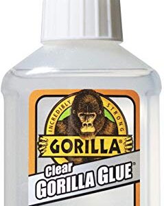 Gorilla Clear Glue, 1.75 ounce Bottle, Clear (Pack of 1)