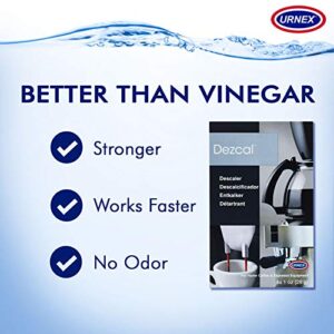 Descaling Powder Solution - 4 Uses - Activated Scale Remover for use with Keurig 1.0/2.0, Home Coffee and Espresso Machines, Kettles, Garment Steamers