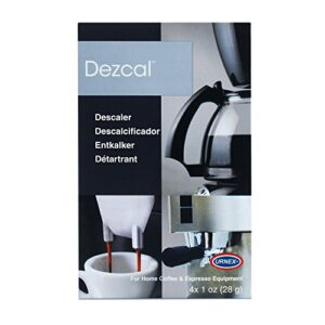 Descaling Powder Solution - 4 Uses - Activated Scale Remover for use with Keurig 1.0/2.0, Home Coffee and Espresso Machines, Kettles, Garment Steamers