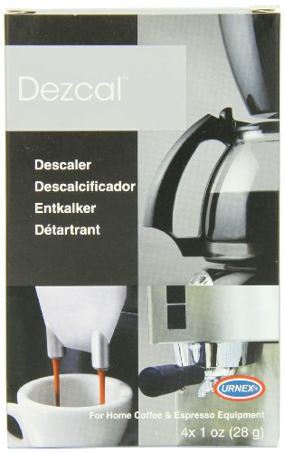 Descaling Powder Solution - 4 Uses - Activated Scale Remover for use with Keurig 1.0/2.0, Home Coffee and Espresso Machines, Kettles, Garment Steamers