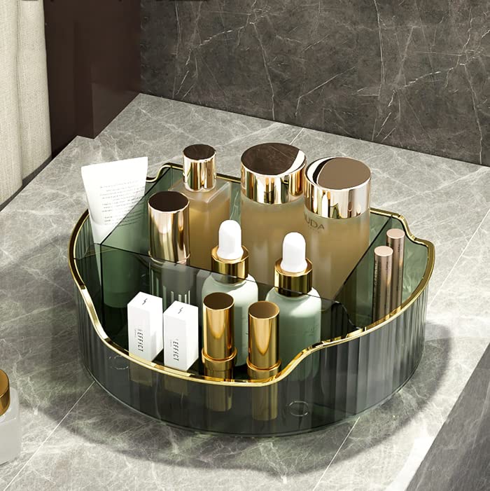 11Inch Bathroom Counter Organizer Countertop - Makeup Perfume Organizer & Storage - Skin Care Organizer for Vanity - Cosmetic Desk Storage Lotions Display Case Christmas Gift Tray with Large Capacity