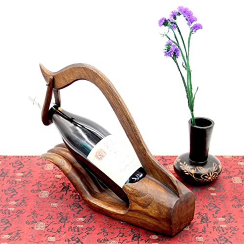 DOUBA Creative Hand-Shaped Wine Rack Retro Home Decoration Wine Bottle Rack Living Room Decoration