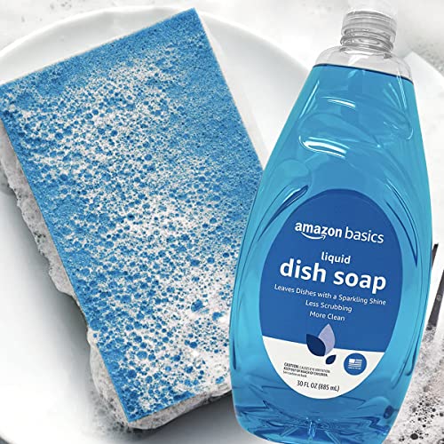 Amazon Basics Dish Soap, Fresh Scent, 30 fl oz, Pack of 4