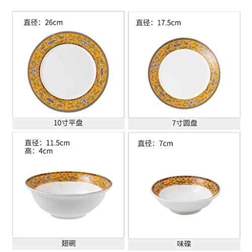 LLLY Cutlery Set Dinner Plate Dishes Tableware Holder Napkin Buckle Combination Table Decoration