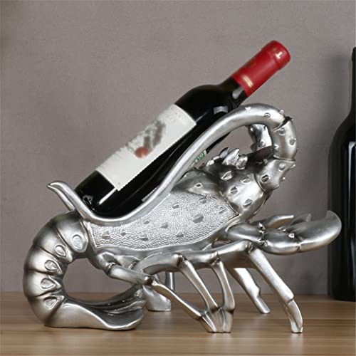 DOUBA Lobster Shaped Wine Rack European-Style Home bar Wine Cabinet Wine Rack Desktop Ornaments