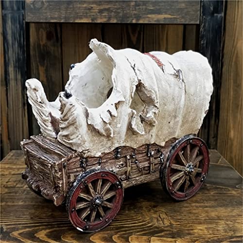 DOUBA Vintage Gypsy Caravan Wine Bottle Rack Resin Wine Rack Nostalgic Bar Decoration Craft