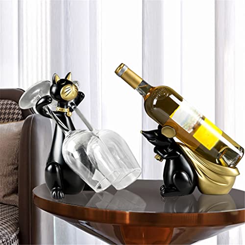 DOUBA Nordic Restaurant Cartoon red Wine Rack Decoration Ornaments Home Wine Cabinet Wine Bottle Rack