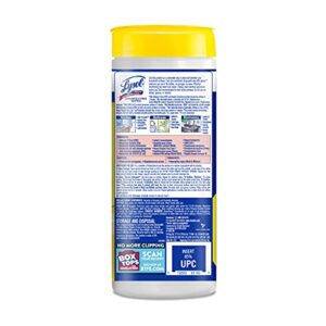 Lysol Disinfectant Wipes, For Disinfecting, Deodorizing, and Cleaning, Lemon & Lime Blossom, 35ct