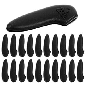 hemoton blade knife tip protector cover plastic knife point guard reusable cutter tip protecting sleeves sheath for chef and kitchen utility knives 50pcs black