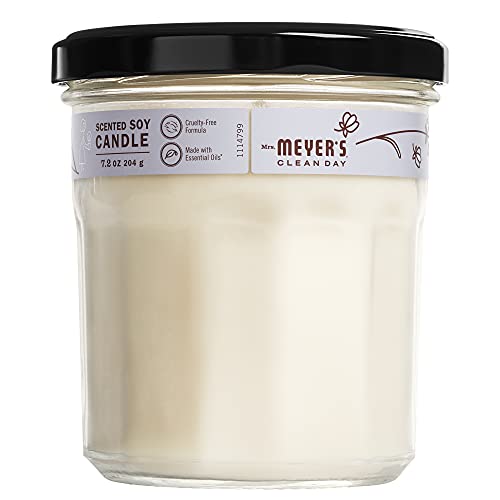 Mrs. Meyer's Soy Aromatherapy Candle, 35 Hour Burn Time, Made with Soy Wax and Essential Oils, Lavender, 7.2 oz - Pack of 2