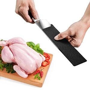 N//A 11pcs-Knife Edge Guards-Universal Blade Covers - Extra Strength, ABS Plastic and BPA-Free Felt Lining, non-Toxic and Food Safe（Knives Not Included） Black