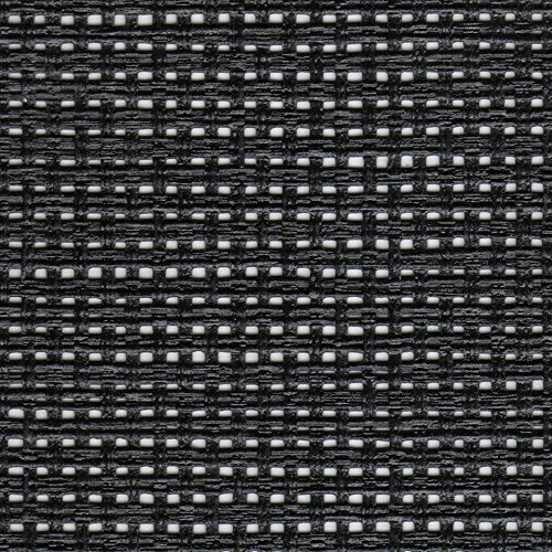 HUBERT® Wicker Shelf Liner Display Case Liner Black Vinyl - 30'L x 36" W