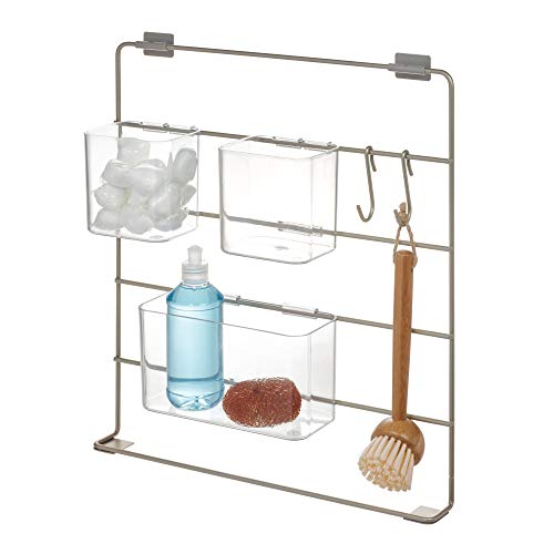 iDesign Ariel Modular Grid Under-Sink Cabinet Organizer, 16.69" x 15.2" x 4.06"