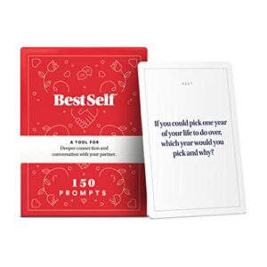 couples game deck by bestself ― 150 engaging conversation starters for couples to strengthen their relationship, romance, trust & openness ― best couples gifts and couple game