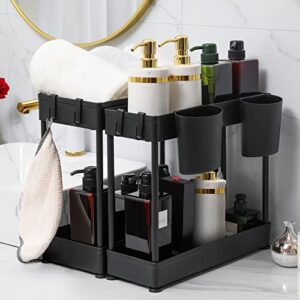 Bathroom Organization and Storage Under Kitchen Sink Shelf Storage Baskets for Kitchen Storage for Bathroom Small Space