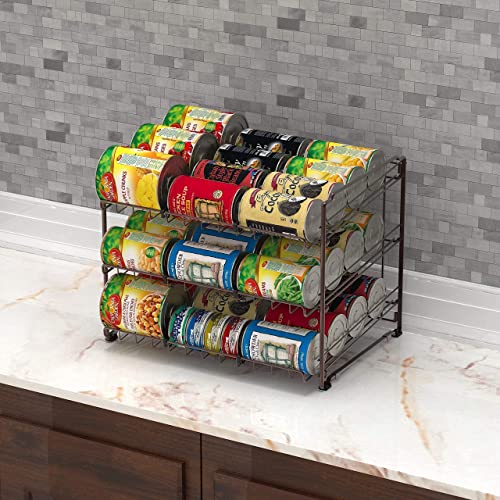 Simple Houseware Stackable Can Rack + Soda Can Dispenser