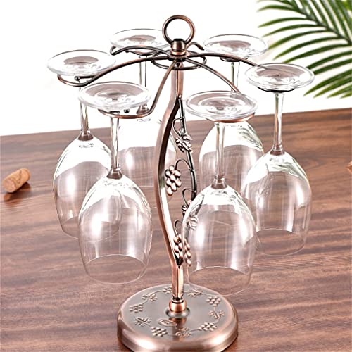 YFQHDD Glass Hanger Cup Display Baskets Wine Rack Holders Bar Storage Iron Stand Kitchen Organizer Home Decor