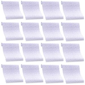 16 Sheets Drawer Liners Lavender Scented Paper Shelf Cover Decorations 18'' X 24'', Purple