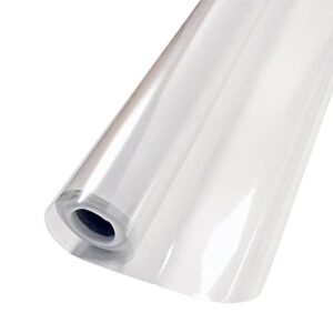 clear sticker back plastic roll, self adhesive transparent books covering kitchen protective backsplash, pet scratch protector 45x200cm