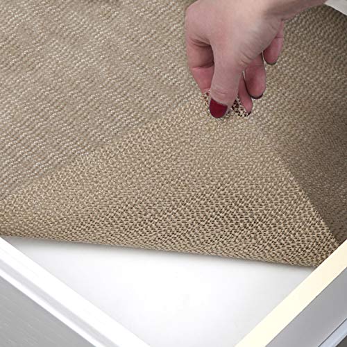 Con-Tact Brand Grip Classic Non-Adhesive Shelf, Cabinet and Drawer Liner, 12" x 20', Taupe