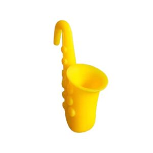 HADEWEITE Pot Lid Lifter, Splash Resistant Lid Lifter, 2 Piece Silicone Lid Lifter Cute trumpet shaped pot and pan lid holder for soup pot kitchen restaurant keep lid open cooking assistant.