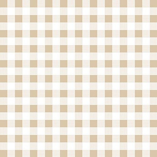 Con-Tact Brand, Khaki Plaid Creative Covering Self-Adhesive Shelf and Drawer Liner, 18-Inches by 9-Feet, 18''x9