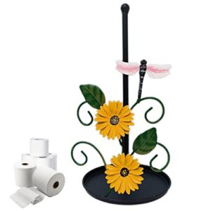 yibao sunflower kitchen paper towel holder – paper towel holder cute – kitchen decor and accessories yellow farmhouse countertop cute country stuff vintage