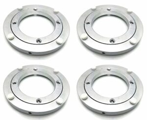 four (4) 4.5″ inch (120mm) aluminum lazy susan bearings – turntable bearing