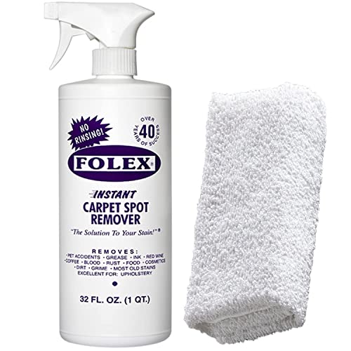 FOLEX Cemko Cleaning Cloth Instant Carpet Spot Remover | Instant Carpet Spot Remover Kit, 32oz