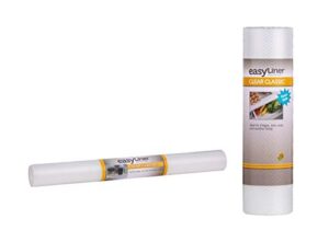 duck clear classic easyliner non-adhesive shelf liner, 24 in x 10 ft + 12 in x 20 ft rolls