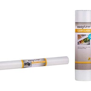 Duck Clear Classic EasyLiner Non-Adhesive Shelf Liner, 24 in x 10 ft + 12 in x 20 ft Rolls