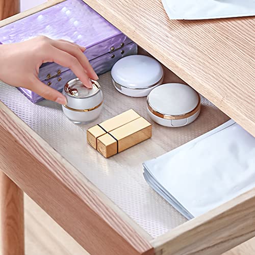 Refrigerator Liners,Drawer and Shelf Liner,Non-Slip Cabinet Liner,Non Adhesive Washable Mats Covers Pads for Kitchen Pantry Shelves Bathroom,Storage, Desks,Shoe Shelves, Under Sink (11.8 in x 16.4 FT)