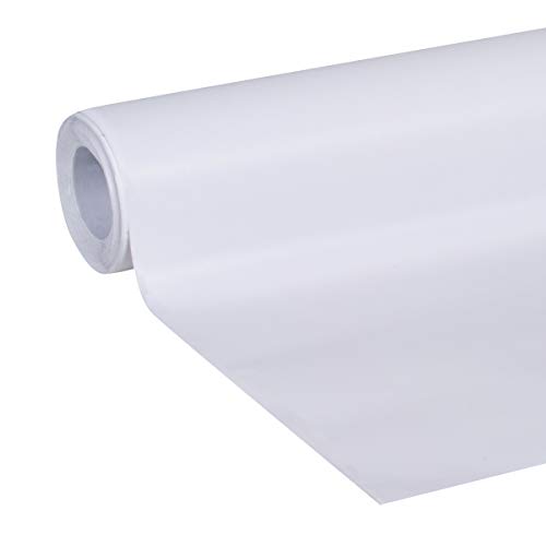 Duck Brand 284380 Smooth Top EasyLiner Shelf Liner with Clorox, 20 in x 6 Ft, White, 2 Rolls