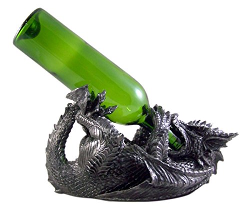 Gothic Dragon Wine Bottle Holder 6 3/4 Inch