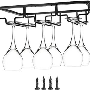 Household Wine Glass Rack, Wine Cabinet Goblet Rack, Wine Glass Rack, Wine Rack Hanging Rack - 3 Slots