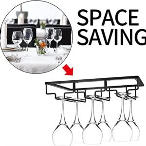 Household Wine Glass Rack, Wine Cabinet Goblet Rack, Wine Glass Rack, Wine Rack Hanging Rack - 3 Slots