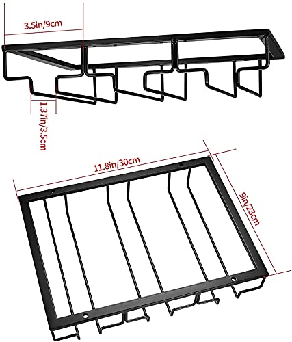 Household Wine Glass Rack, Wine Cabinet Goblet Rack, Wine Glass Rack, Wine Rack Hanging Rack - 3 Slots