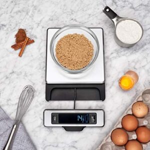 OXO Good Grips 11-Pound Stainless Steel Food Scale with Pull-Out Display