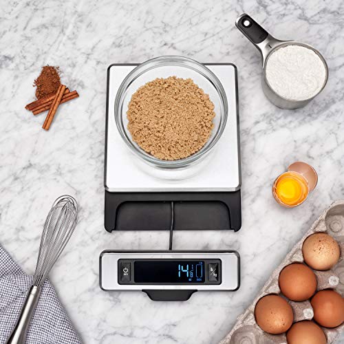 OXO Good Grips 11-Pound Stainless Steel Food Scale with Pull-Out Display