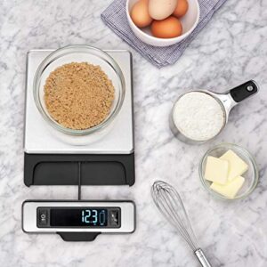 OXO Good Grips 11-Pound Stainless Steel Food Scale with Pull-Out Display