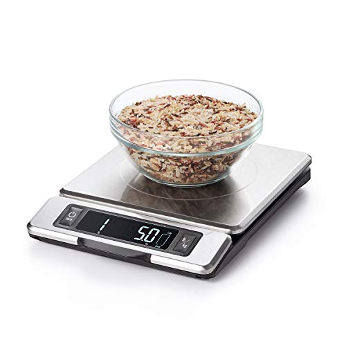 OXO Good Grips 11-Pound Stainless Steel Food Scale with Pull-Out Display