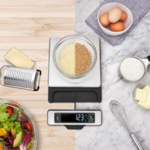 OXO Good Grips 11-Pound Stainless Steel Food Scale with Pull-Out Display