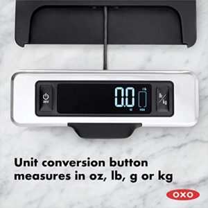 OXO Good Grips 11-Pound Stainless Steel Food Scale with Pull-Out Display