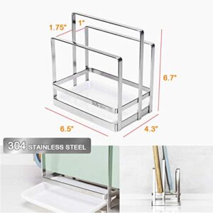 304 Solid Stainless Steel Kitchen Cutting Board and Lid Rack Organizer Rack