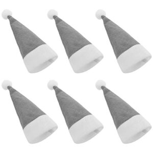 DOITOOL 24PCS Christmas Santa Hats Silverware Tableware Holders Santa Claus Flatware Bag Pouch Christmas Dinner Table Decorations Party Supplies