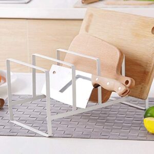 SDGH Kitchen Organizer Pot Lid Rack Stainless Steel Spoon Holder Pot Lid Shelf Cooking Dish Rack Pan Cover Stand Kitchen (Color : D)