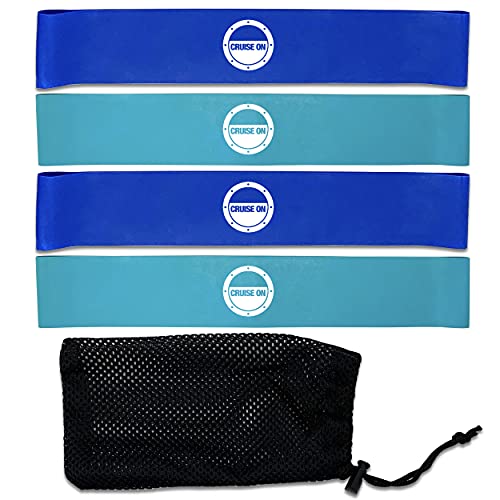 Towel Bands (4 Pack) - The Better Towel Chair Clips Option for Beach, Pool & Cruise Chairs