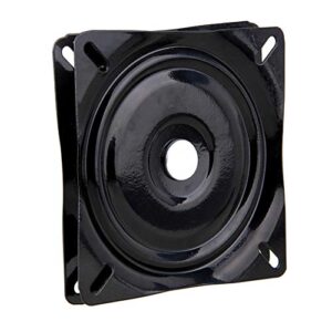 rdexp a3 steel plate black square swivel turntable ball bearing (6 inch)