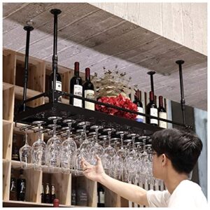 Stylish Simplicity Industrial Retro Stylish Simplicity Down Wine Glass Holder Creative Display Decorative Storage Home Goblet Holder Glass Wine Cup Holder Kitchen Tableware Decoration Bottle Holder